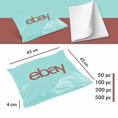 £61.15 • Buy EBay Packaging Self Seal Plastic Mailer Bags 420mm X 450mm 40mm Lip