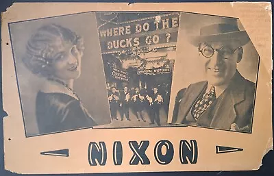 1930 Doc Nixon Vintage Poster International Brotherhood Of Magicians Historical • $100