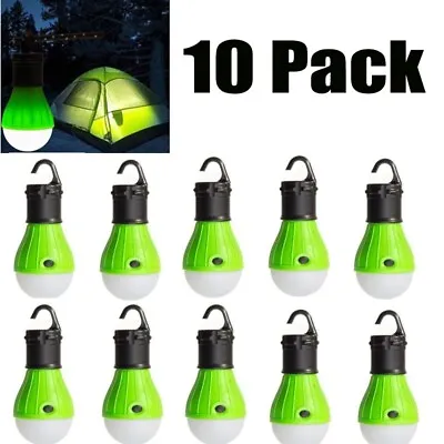 1/4/10PC Portable LED Tent Light Hook Magnetic Emergency Outdoor Camping Lamp • £2.94