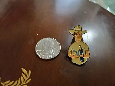 Hank Hill Propane Torch Dab Dabbing Enamel Lapel Hat Pin Badge • $13