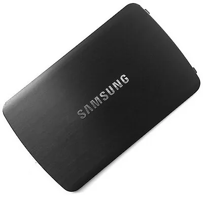 £4.49 • Buy 100% Genuine Samsung S8500 Wave Metal Rear Battery Cover Brushed Alloy Black