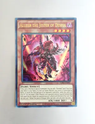 Yu-Gi-Oh! Aluber The Jester Of Despia GFP2-EN097 - 1st Edition - Ultra Rare - NM • $5.55