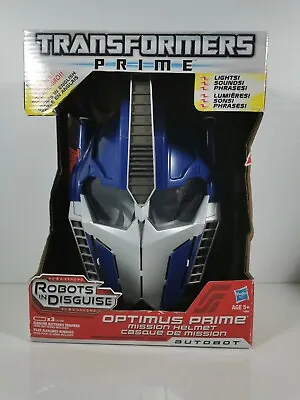 Transformers Prime Robots In Disguise Optimus Prime Mission Helmet NEW • $19.72