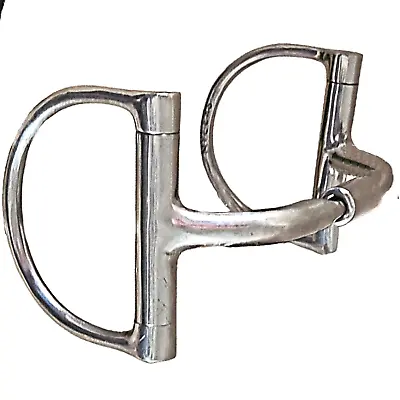 Myler Medium Dee D Ring Comfort Snaffle Wide Barrel MB 02 Level 2 Bit 5 In Wide • $139.99