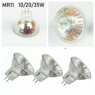 12V 10/20/35W 2Pcs Replace Spotlight Lamps Halogen Bulbs Downlight Spot MR11 • £4.36