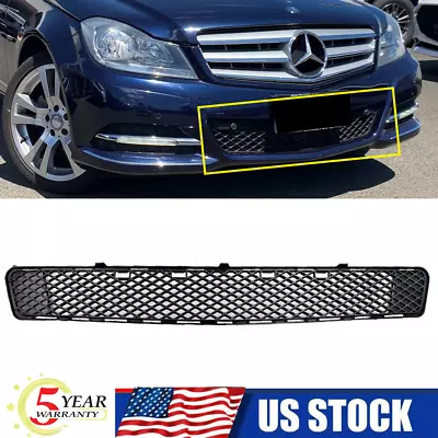 Front Bumper Lower Center Grille Grill For Mercedes Benz C-Class W204 2008-2011 • $41.99