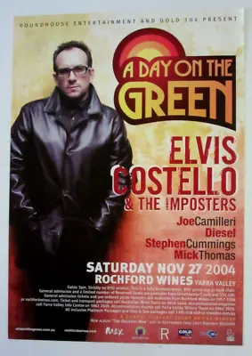 Elvis Costello And The Imposters  Original Tour Poster • $55