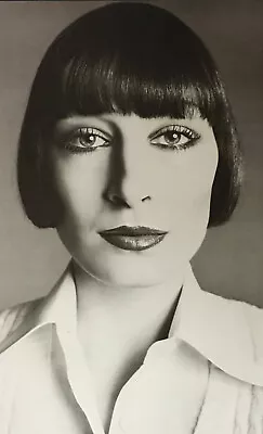 $99 • Buy RICHARD AVEDON💋1972 Anjelica Huston NYC💋Vintage Printing  Matted Drymounted