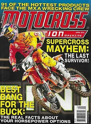 Motocross Action Dirt Bike Magazine Supercross Ricky Carmichael Races Tech 2012 • $20.66