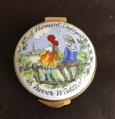 $32 • Buy CRUMMLES TRINKET BOX A Moment Enjoyed Is Never Wasted
