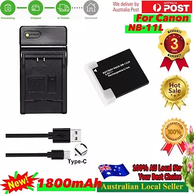 Battery/C Charger For NB-11L Canon PowerShot SX410 IS SX420 IS SX430 IS SX440 IS • $25.80
