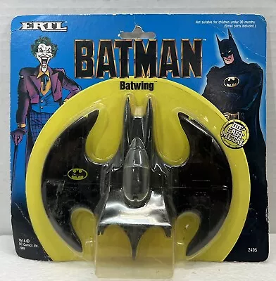 Vintage 1989 ERTL Batman Movie Die Cast Batwing Sealed • $39.99