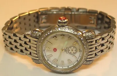 MICHELE - STAINLESS + DIAMOND (TDW .50Ct.) MOTHER Of PEARL DIAL LADIES WATCH • $552.50