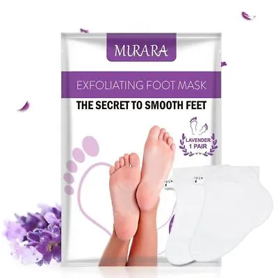 Exfoliating Peel Foot Care Sock Mask Baby Soft Skin Feet Removes Callus Lavender • £2.50