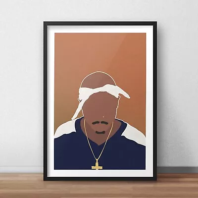 Tupac Shakur INSPIRED WALL ART Print / Poster A4 A3 2pac 2 Pac GHETTO GOSPEL • £26.99