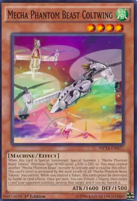 1X NM Mecha Phantom Beast Coltwing - From Various Sets - Common 1st/Unlimited Ed • $1.81
