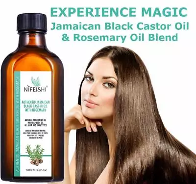 EXPERIENCE MAGIC Jamaican Black Castor Oil & Rosemary Oil Blend For Hair & Skin • £6.80