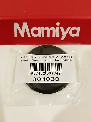 Mamiya 7 II / Mamiya 7 80mm 65mm 210mm FRONT LENS CAP (58mm Diameter) • $45