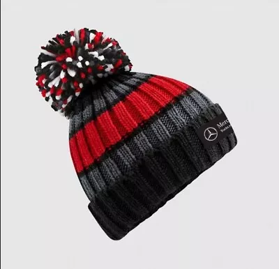 Original Mercedes-Benz Truck Beanie Cap Hat Black / Red / Grey  QMBT0012 New • $139.90