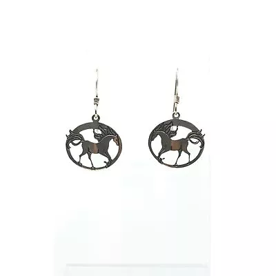 Sterling Silver Horse Dangle Earrings • $29.99