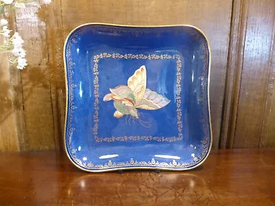 ANTIQUE EXC. Wedgwood Fairyland BUTTERFLY LUSTRE Powder Blue/gilt PLATE 21.5c B  • £165