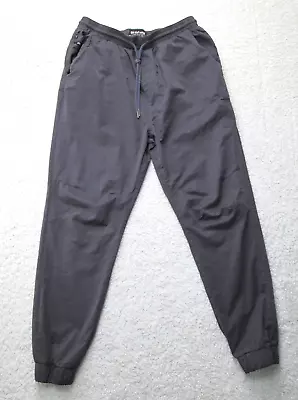 Ecko Unltd Joggers Mens 32x28 Dark Gray Tapered Cuffed Pull On Pants Gym • $11.97