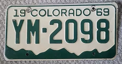 1969 Colorado Eagle County  YM  License Plate • $9.99