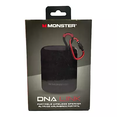 Monster DNA Link Portable Wireless Speaker *Black* New Sealed • $100.95