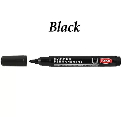 Permanent Marker Pens Waterproof Extremely Strong All Surfaces Metal Plastic 2.5 • £3.49