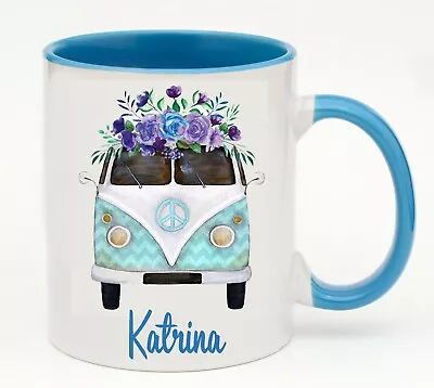 VW Kombi Combi Cup Mug Personalised Christmas Birthday Present Friend Family • $15.95