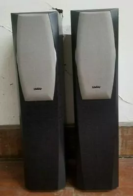 Pair INFINITY Black Onyx Interlude IL30 Bi-Wired Front Tower Speakers 8ohm 150W • $599.96