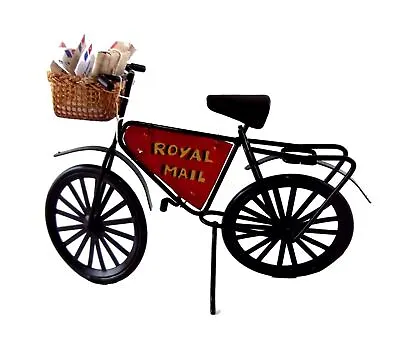 £31.99 • Buy Dolls House Post Office Royal Mail Postman's Bike Miniature Outdoor Accessory