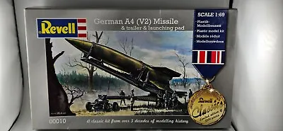 Revell 00010 German A4 V2 Missile & Trailer & Pad 1/69 Scale Model Airplane NEW • $30