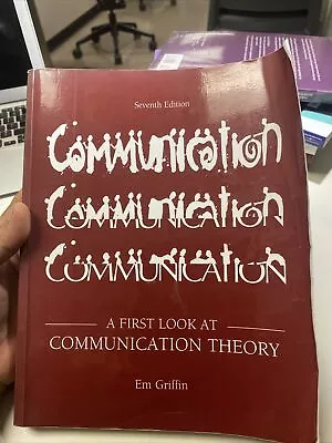 A First Look At Communication Theory By Em Griffin (2008 Trade Paperback) • $7.16