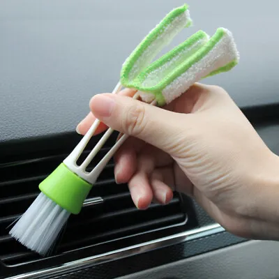 $3.58 • Buy Car Plastic Cloth Brush Cleaning Air Conditioner Vent Cleaner Accessories