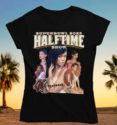 Rihanna SuperBowl 2023 Halftime Show T Shirt Women's Unisex Youth Kids Tee Riri • $25