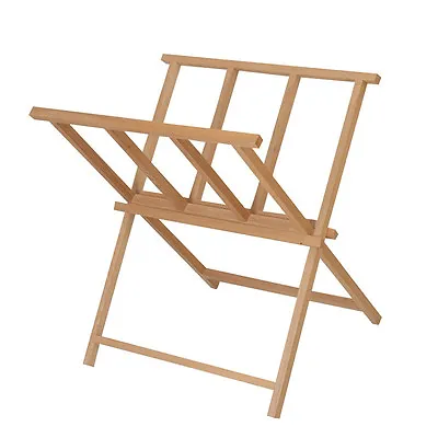 £39.95 • Buy Wooden Print Rack Artist Display Browser, Storage Drying & Store Beech Stand BH1