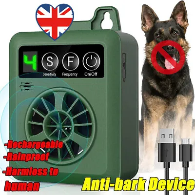 Anti-Barking Device Dog Bark Safety Control Ultrasonic Pet Stop Repeller Tool UK • £6.09