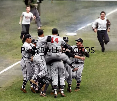 1957 World Series Milwaukee Braves Team Colorized 8x10 Print-FREE SHIPPING • $6.95