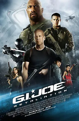 189691 G.I. Joe: Retaliation Movie Dwayne Johnson Tatum Wall Print Poster • $13.95