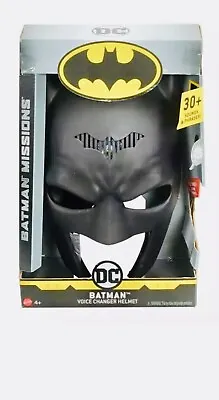 Batman Voice Changer Helmet - Batman Missions Mask - Mattel DC NEW IN BOX • $17
