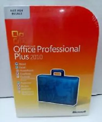 MICROSOFT OFFICE PROFESSIONAL PLUS 2010 - Sealed - New • $55