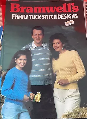 Bramwell Family Machine Knitting Tuck Stitch Pattern Book • £3.50