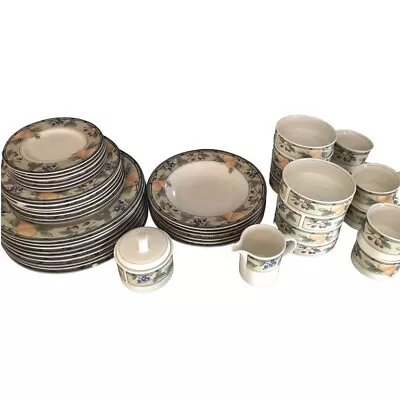 Mikasa Garden Harvest Dinnerware Set 45 Pieces • $300