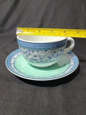 Susanne By Mikasa HTF JUMBO CUP & SAUCER RARE Latte Soup CUP Is 4 1/4  Wide  • $25