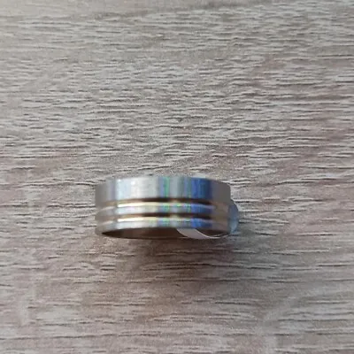 Ring Size 8 Unisex Stainless Steel Ring Design #10 • $1.99