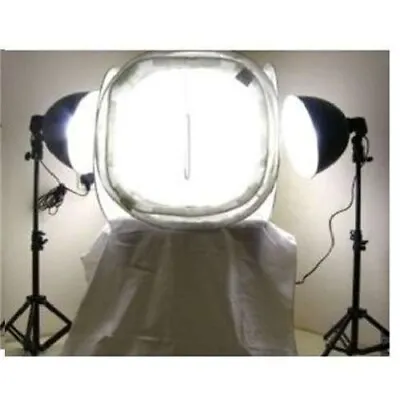 80cm Studio Photography Quality Soft Box Light Photo Tent Cube Color Backdrops • £18.99