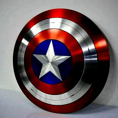 22  Captain America Shield - Metal Prop Replica - Screen Accurate - 1:1 • £85.92