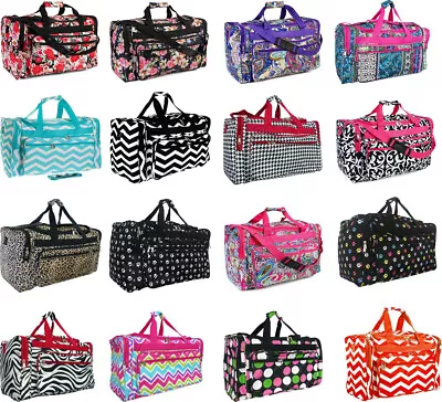 Women's Fashion Print 22  Lightweight Duffel Bag /Dance / Gym /Shoulder Carry On • $34.99