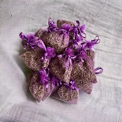 10 Lavender Bags(5x7cm)CalmingSleep AidWardrobe Drawer ScentMoth Repellents • £3.75